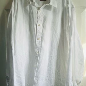 UNTUCKIT White Linen Shirt